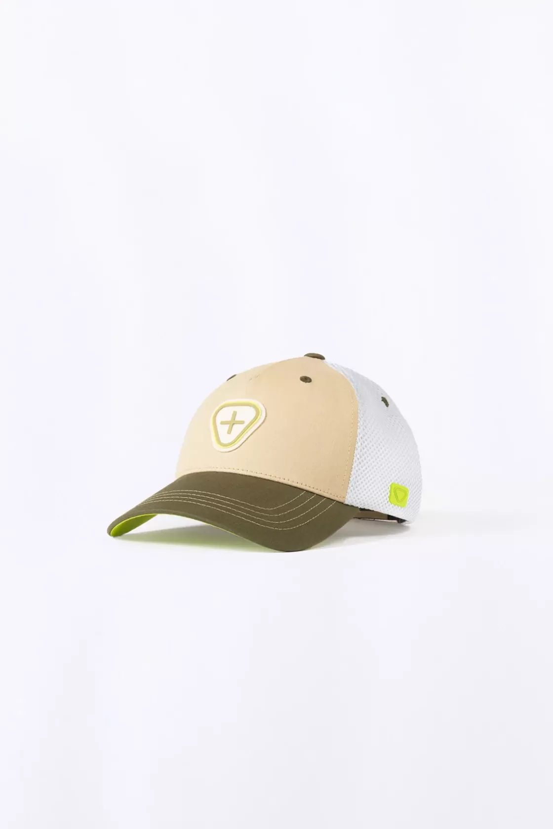 Casquette Colorblock Avec Logo En Silicone Billy Kaki/Yellow*Gertrude Fashion