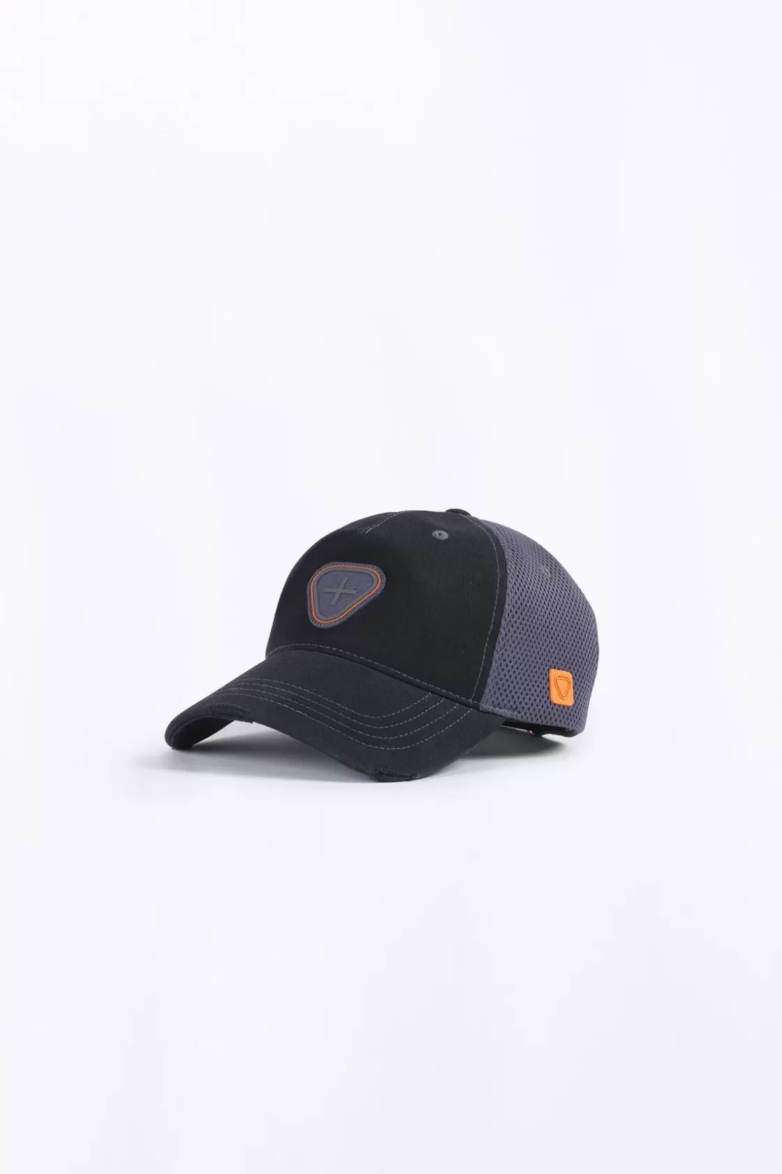 Casquette Effet Use Avec Logo En Silicone Billy Vintage Black*Gertrude Store