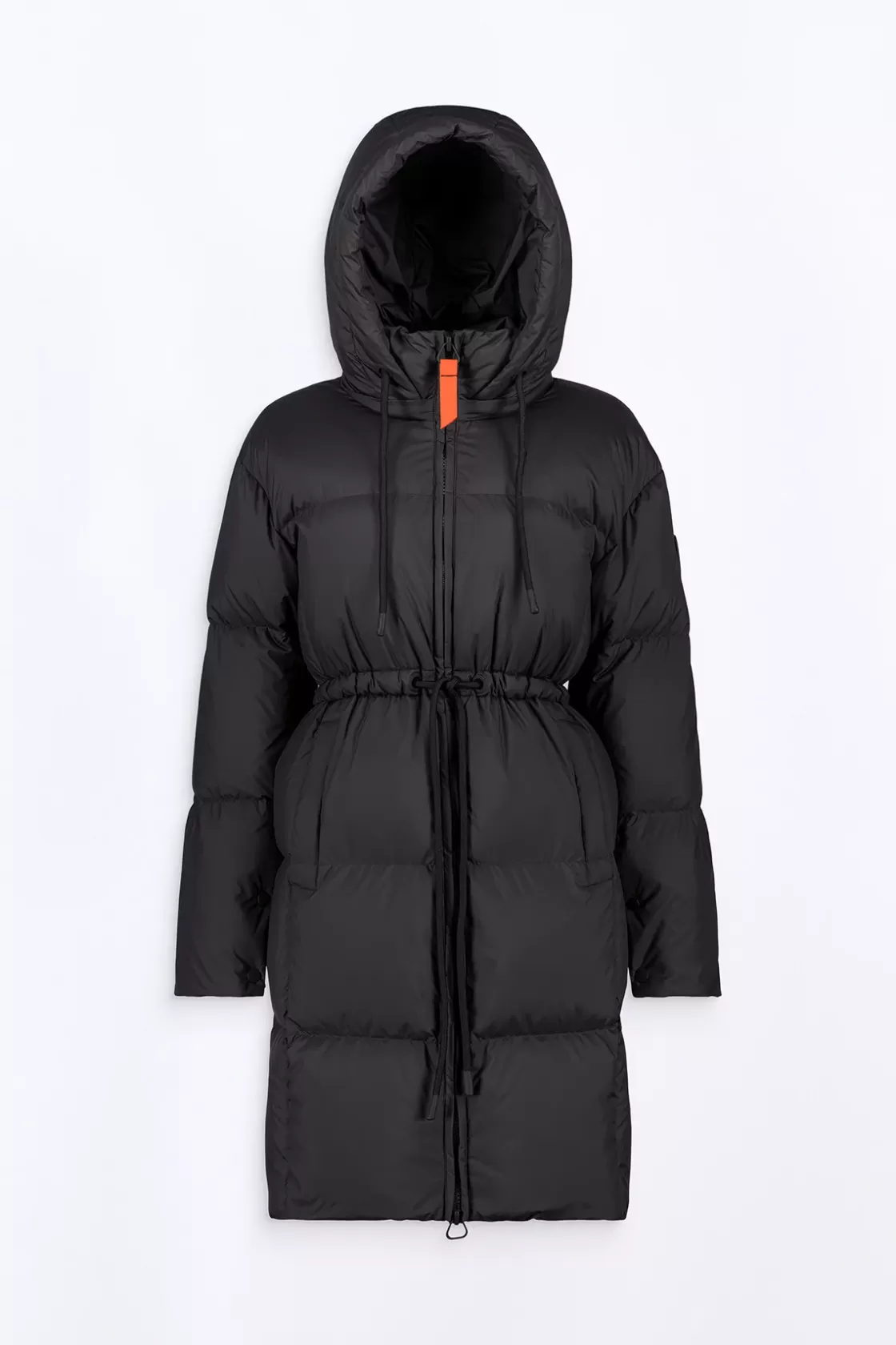 Doudoune Mi-Longue Droite Resserable A La Taille Tamara Black*Gertrude Best Sale