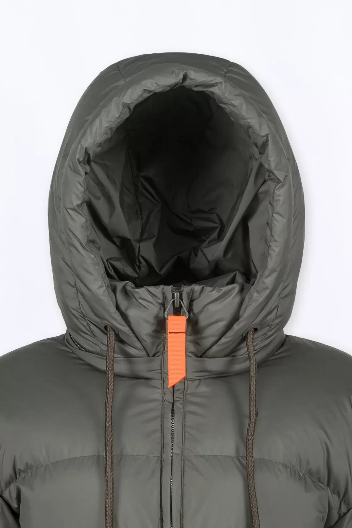 Doudoune Mi-Longue Droite Resserable A La Taille Tamara Kaki*Gertrude Outlet