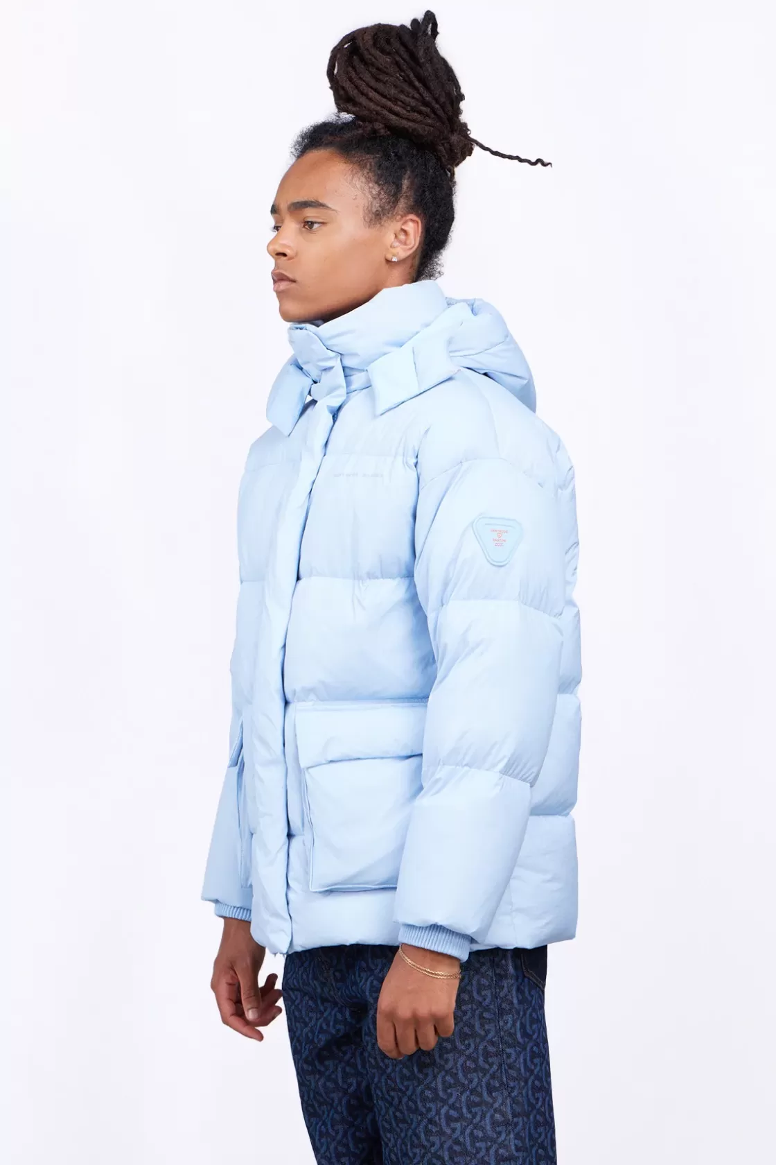 Doudoune Oversize Unisexe Mate Manie Texture Hortensia*Gertrude Sale