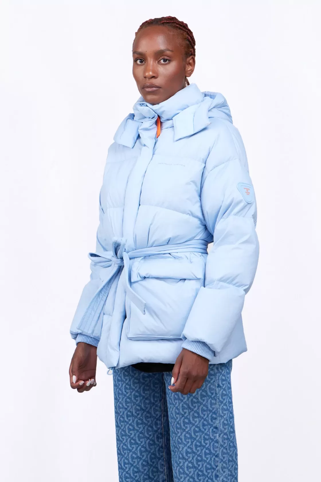 Doudoune Oversize Unisexe Mate Manie Texture Hortensia*Gertrude Sale