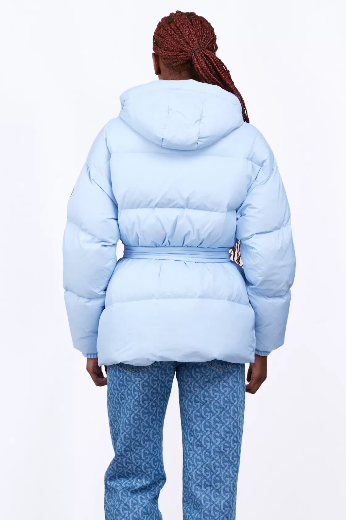Doudoune Oversize Unisexe Mate Manie Texture Hortensia*Gertrude Sale