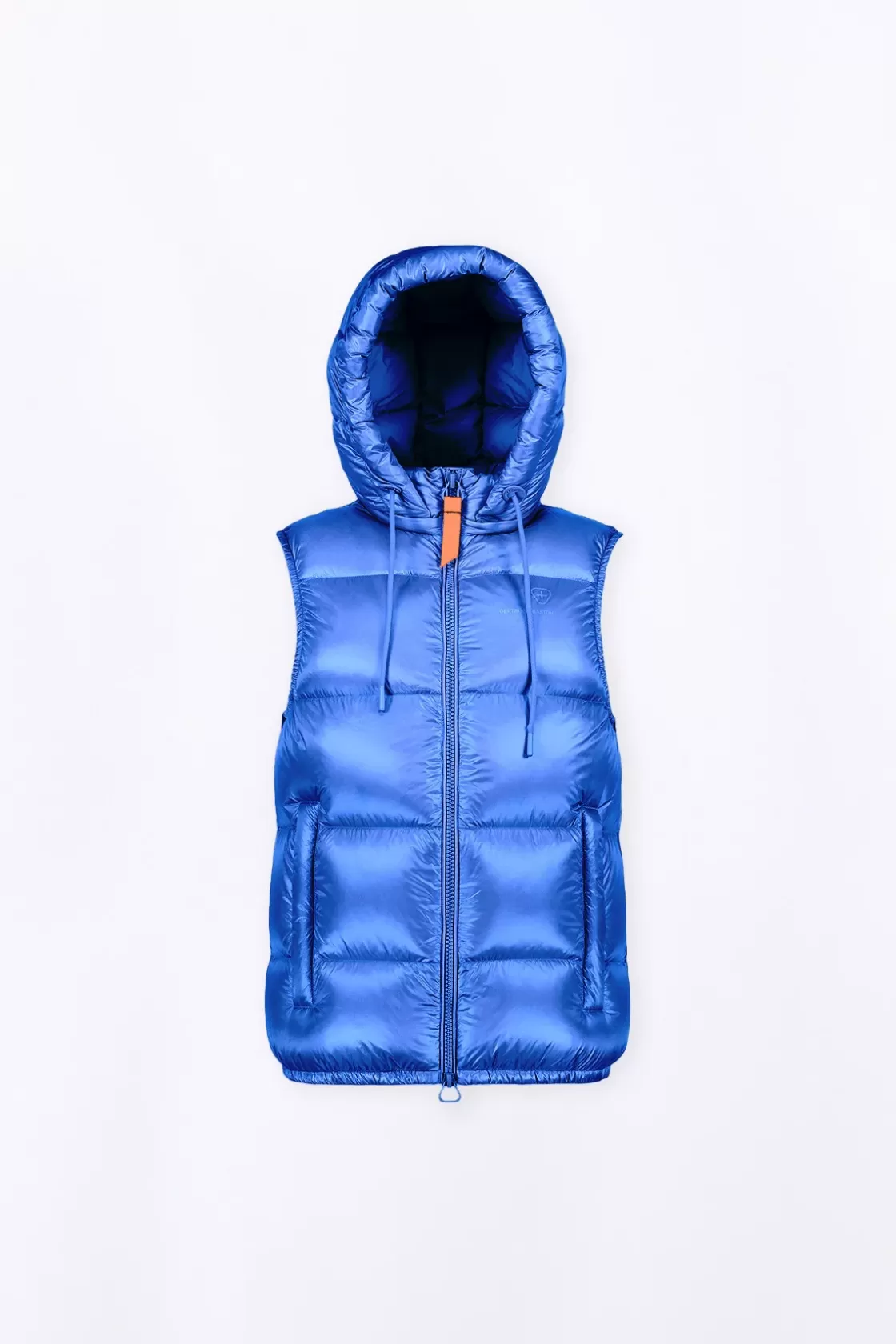 Doudoune Sans Manches En Nylon Brillant Cesar Worker Blue*Gertrude Fashion