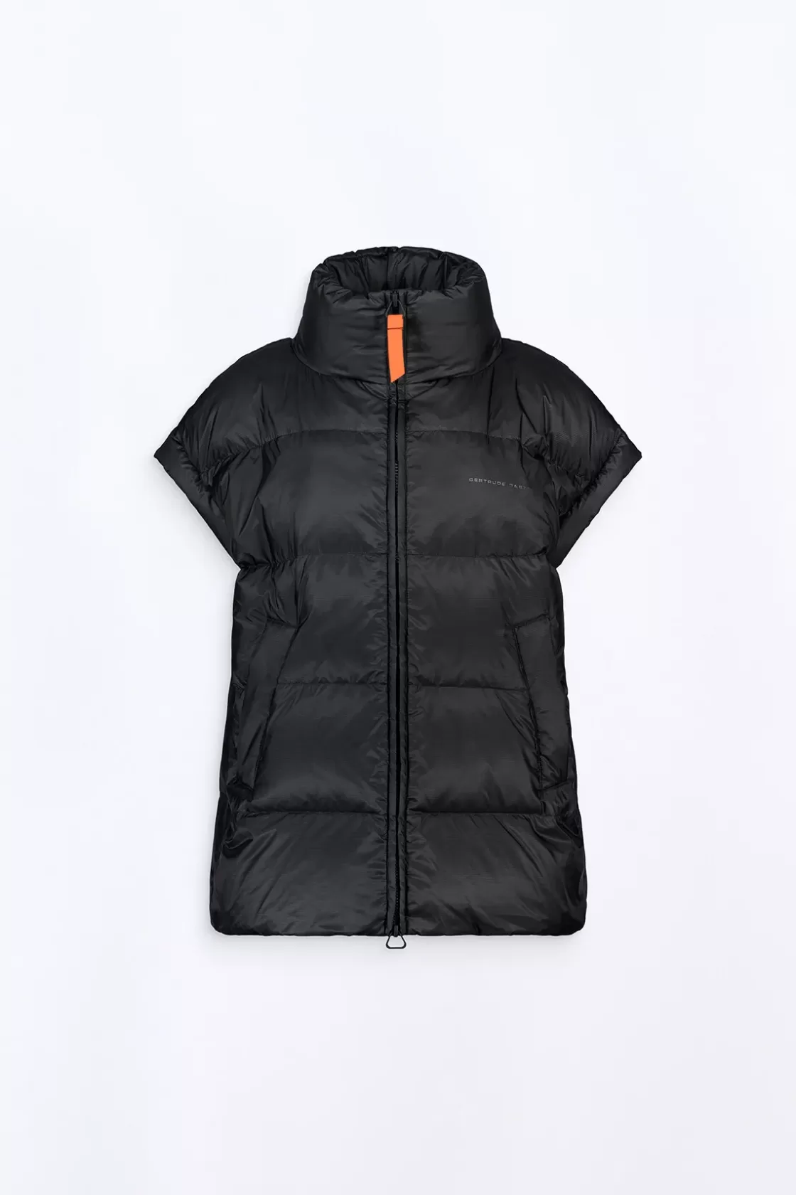 Doudoune Sans Manches Oversize En Nylon Ripstop Gaia Black*Gertrude Shop