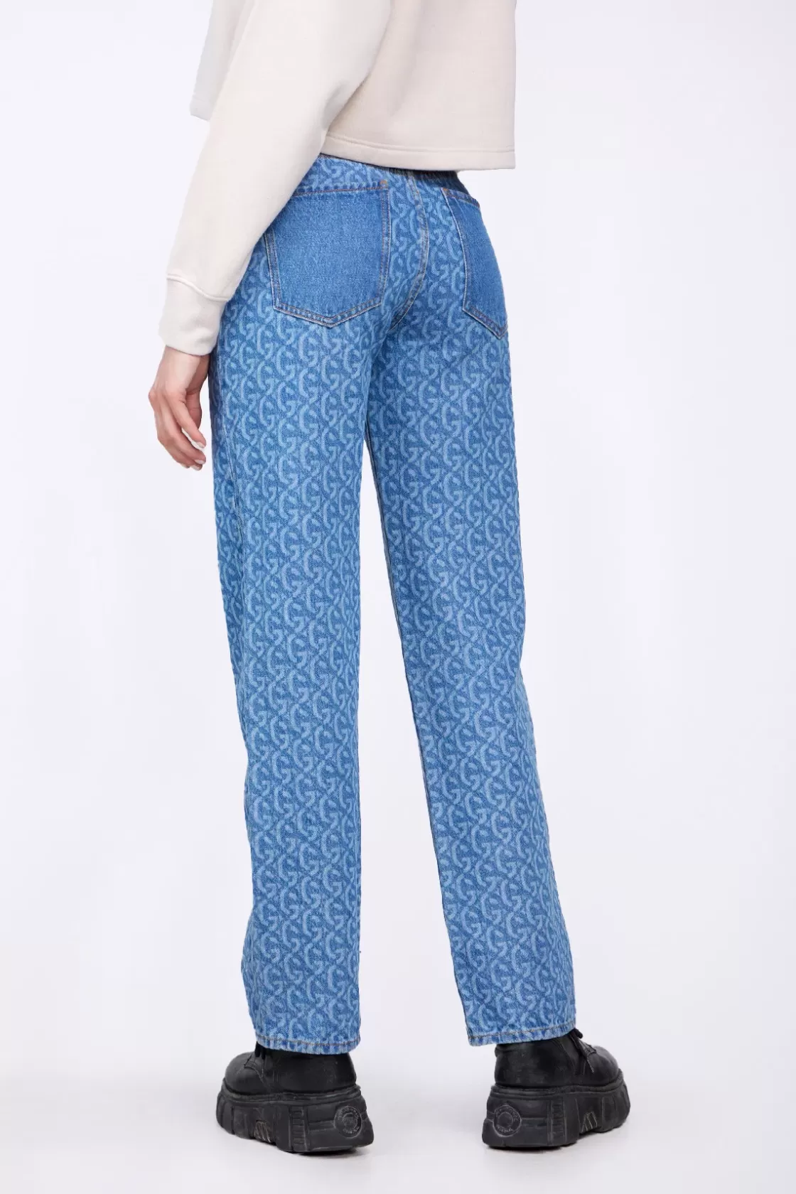 Jeans Boyfriend Taille Haute Monogramme Stella 6 Month*Gertrude Shop