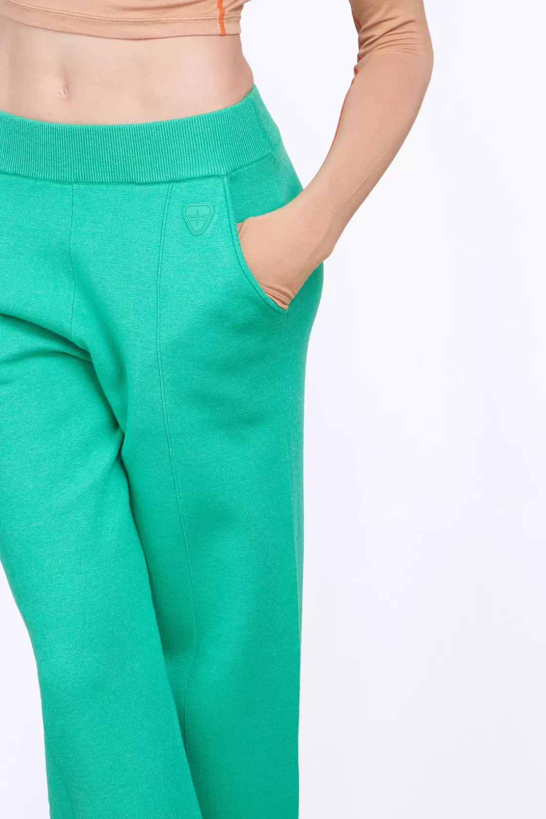 Pantalon Ample En Maille Annie Absinthe*Gertrude Hot