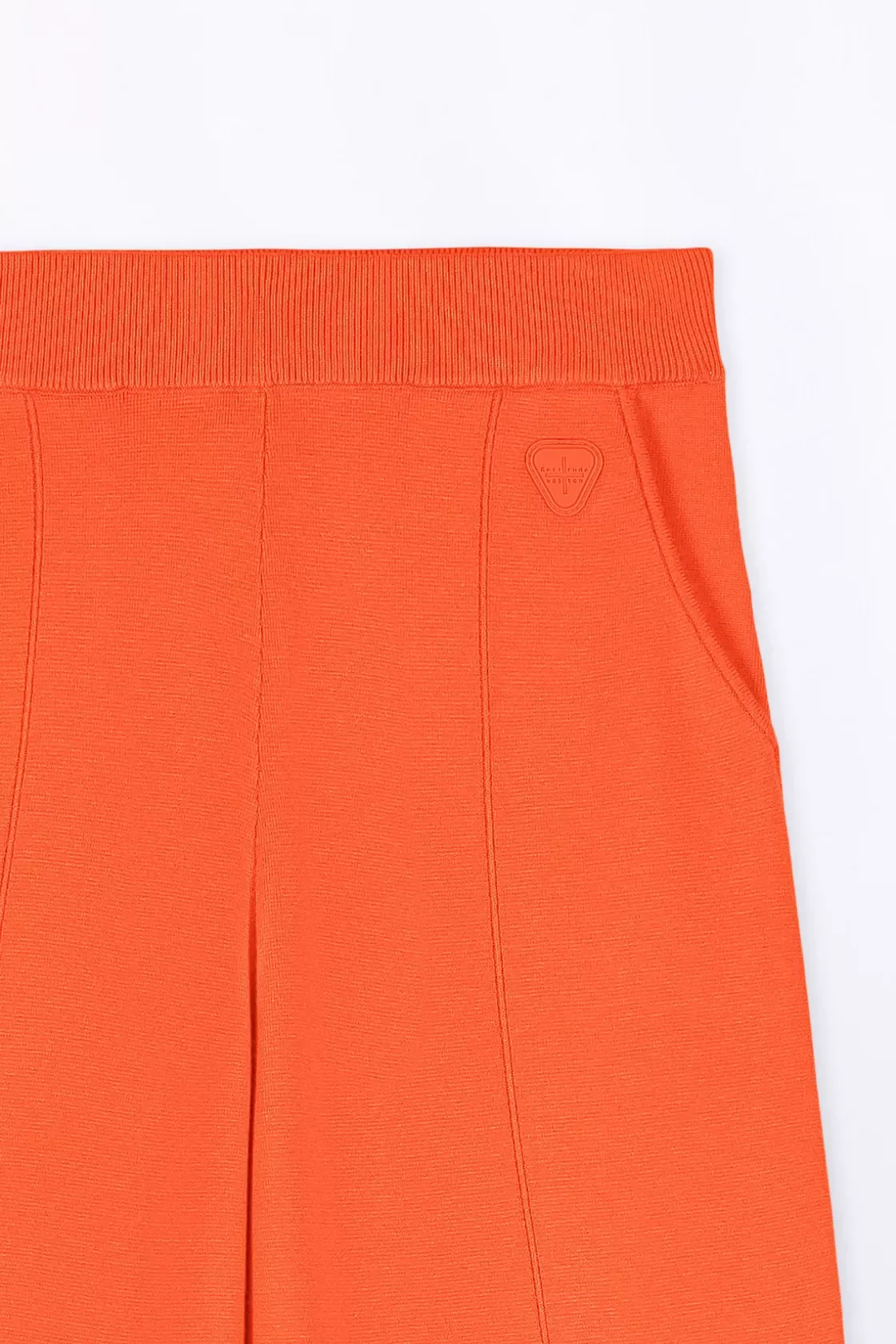 Pantalon Ample En Maille Annie Orange*Gertrude Fashion