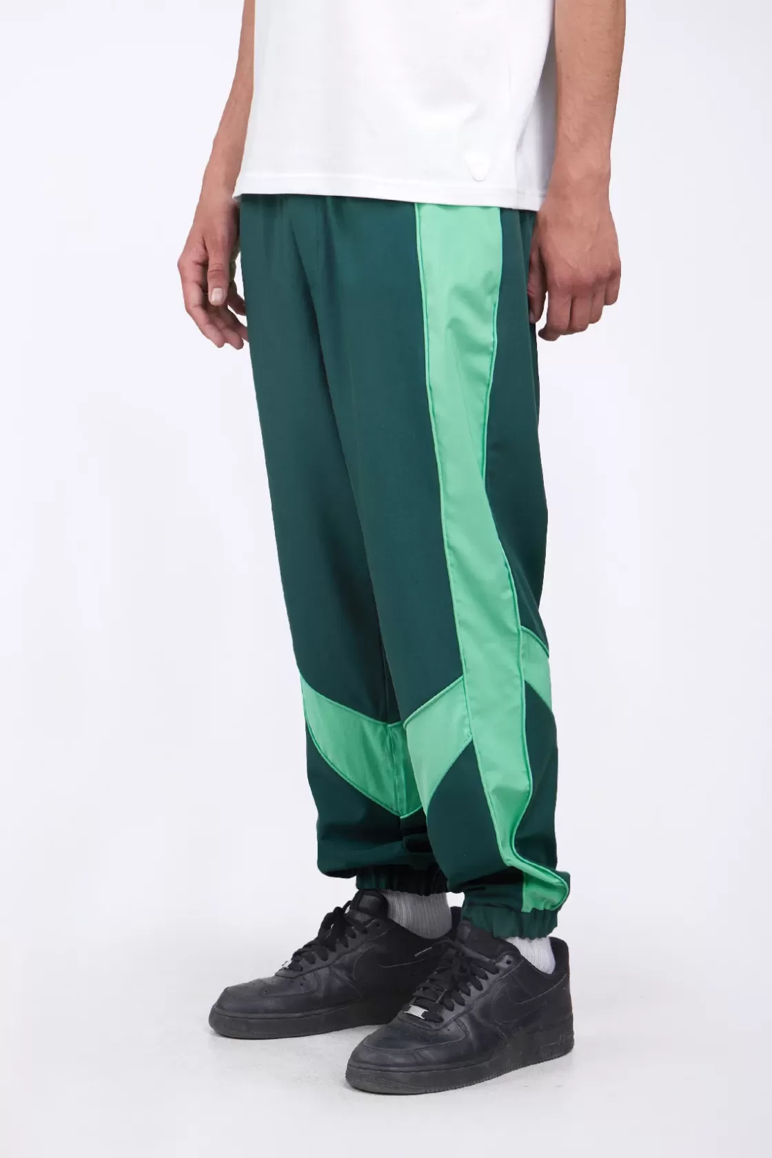 Pantalon De Jogging Ample Bi-Matiere Elvis Dark Green*Gertrude Sale