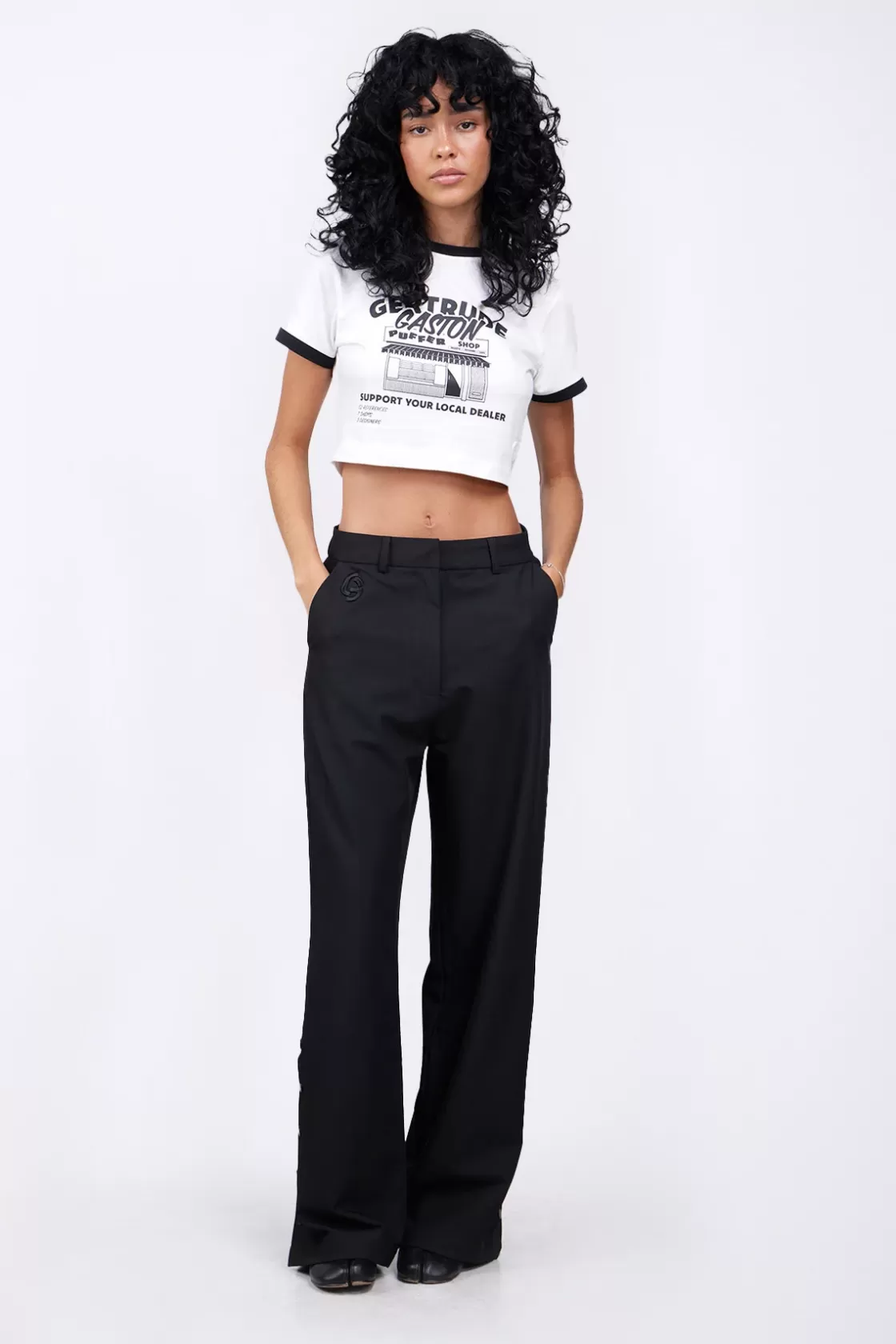 Pantalon De Tailleur Ample Ariane Black*Gertrude Online