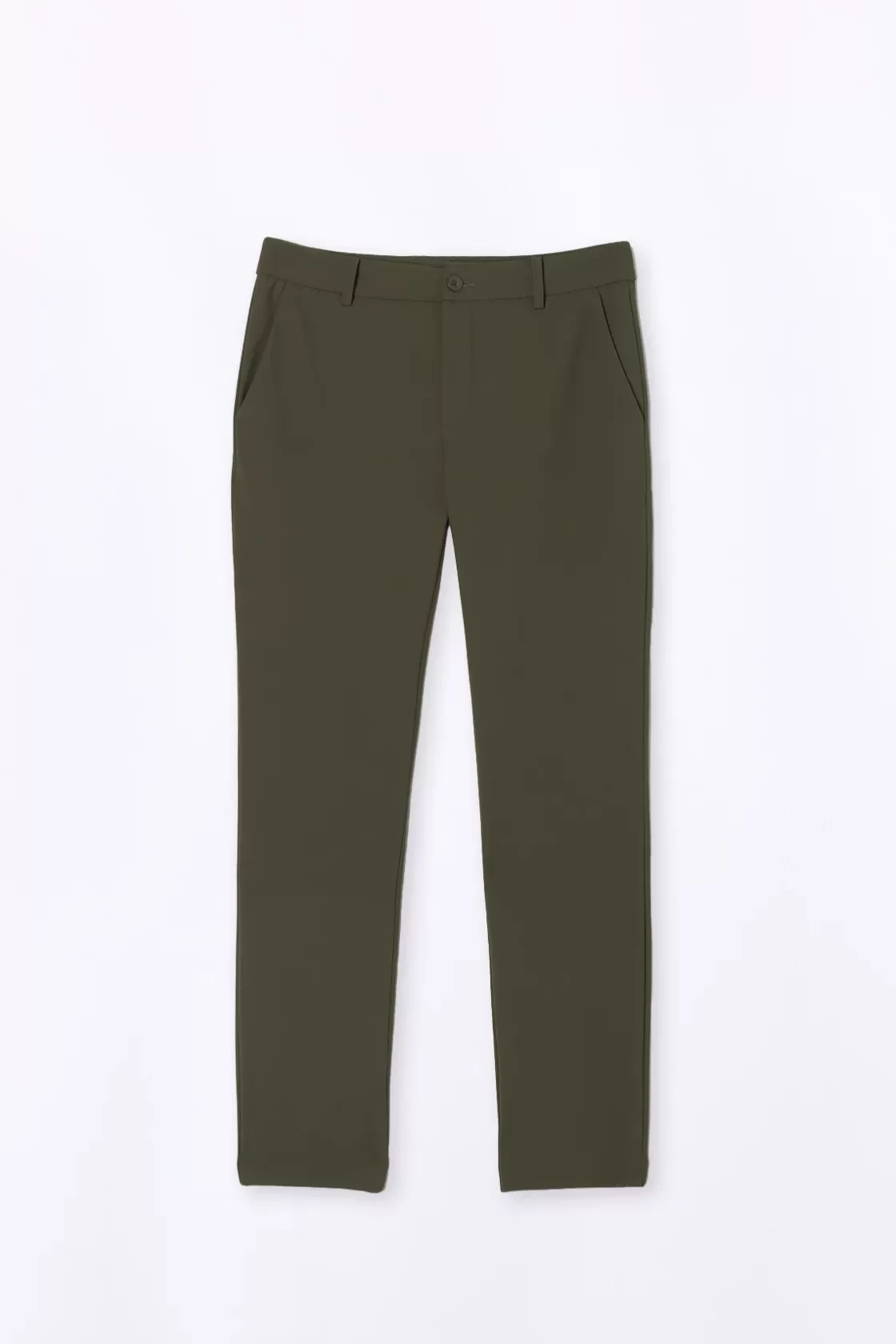 Pantalon Droit Coupe Tailleur Roger Kaki*Gertrude Clearance