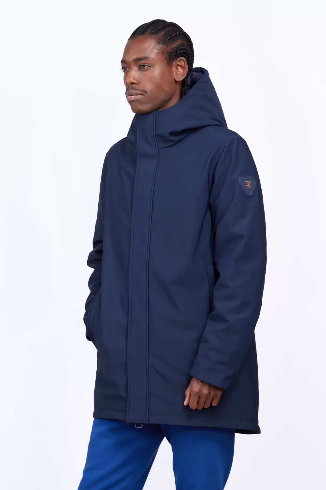 Parka Technique En Neoprene Epais Victor Night*Gertrude Online