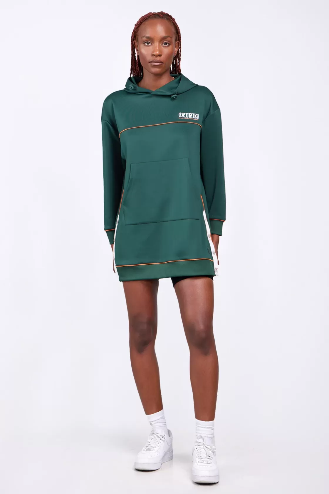 Robe-Sweat A Capuche Coupe Ample Gloria Dark Green*Gertrude Cheap