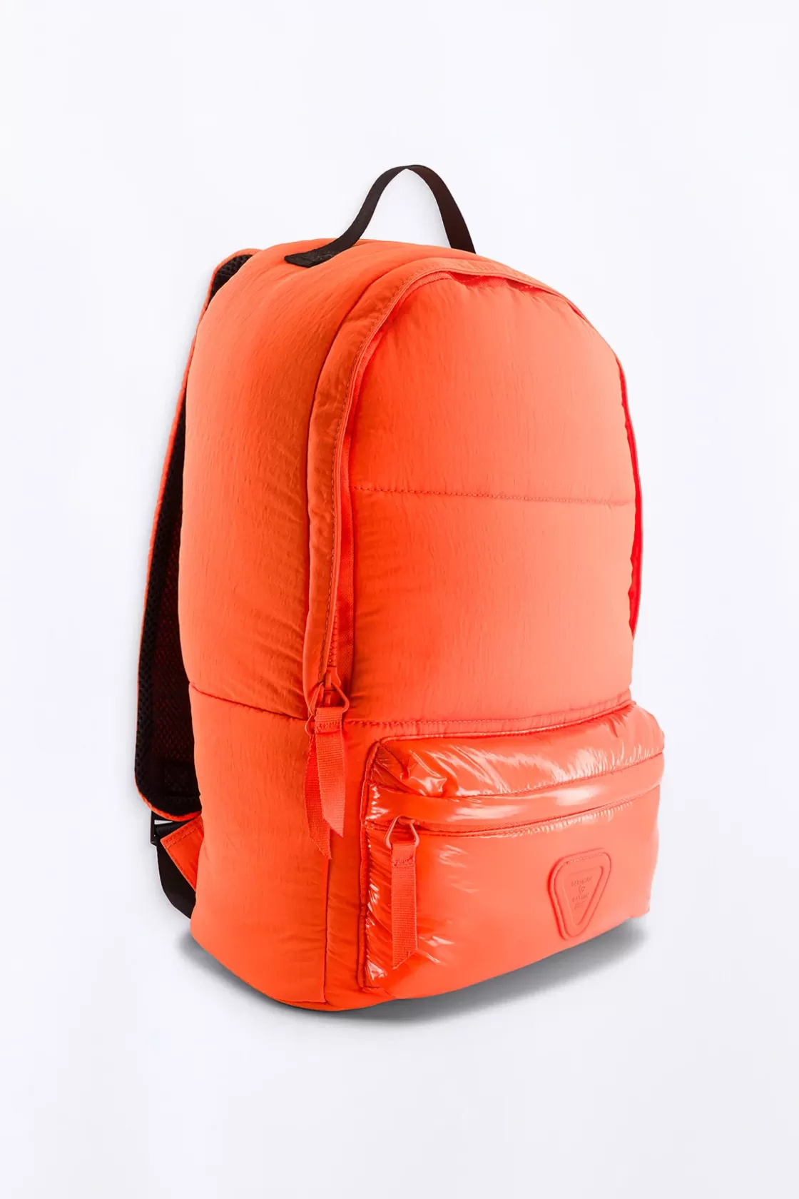 Sac A Dos Matelasse Bi-Matiere Levia Orange*Gertrude Discount