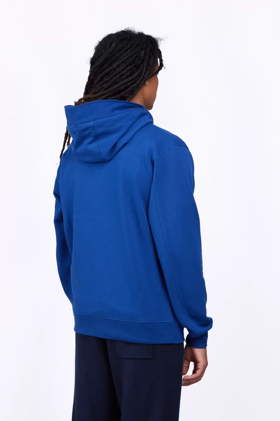 Sweat A Capuche Oversize Bobby Worker Blue*Gertrude Shop