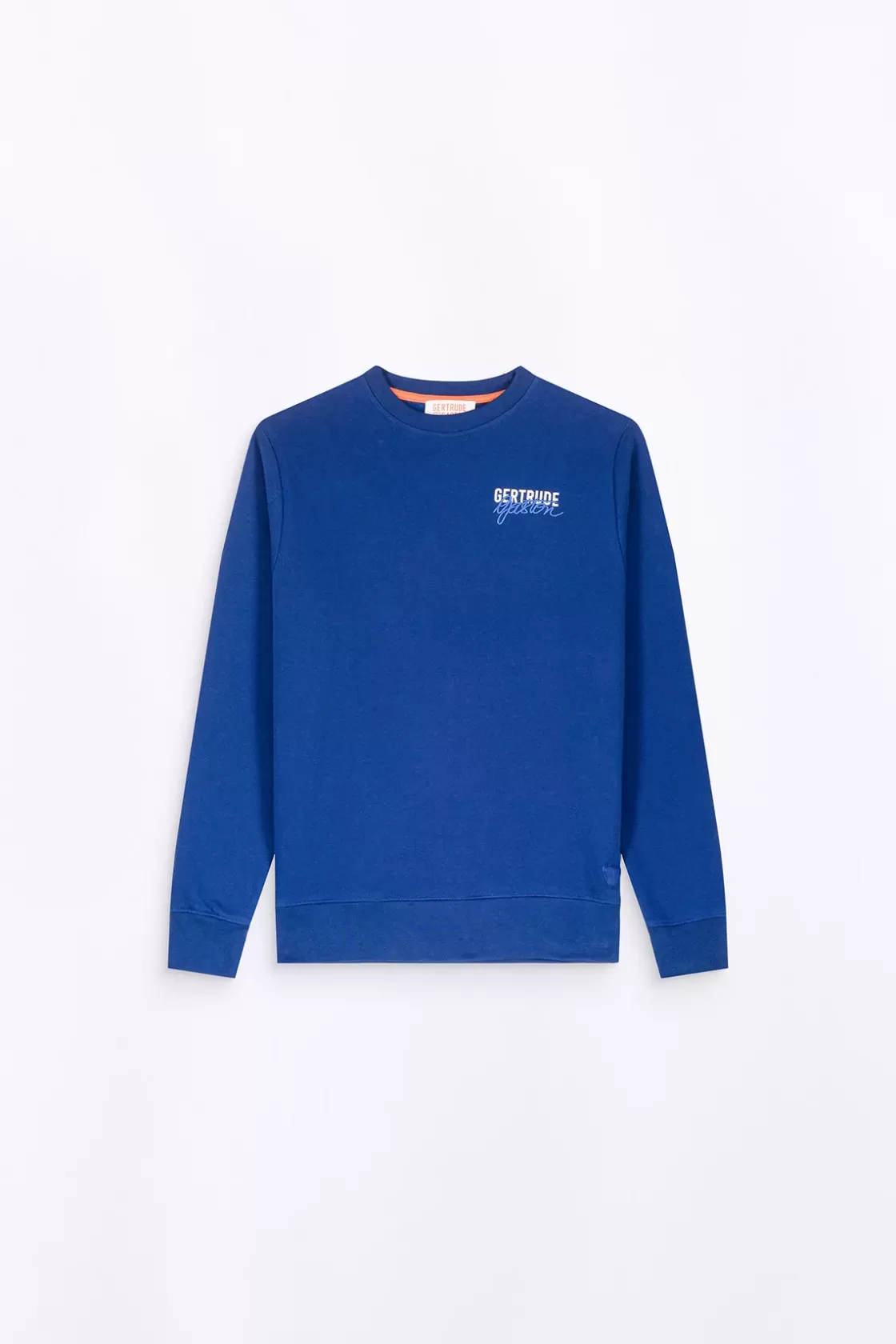 Sweat Col Rond Unisexe Imprime Au Dos Guillaume Cap Worker Blue*Gertrude Hot
