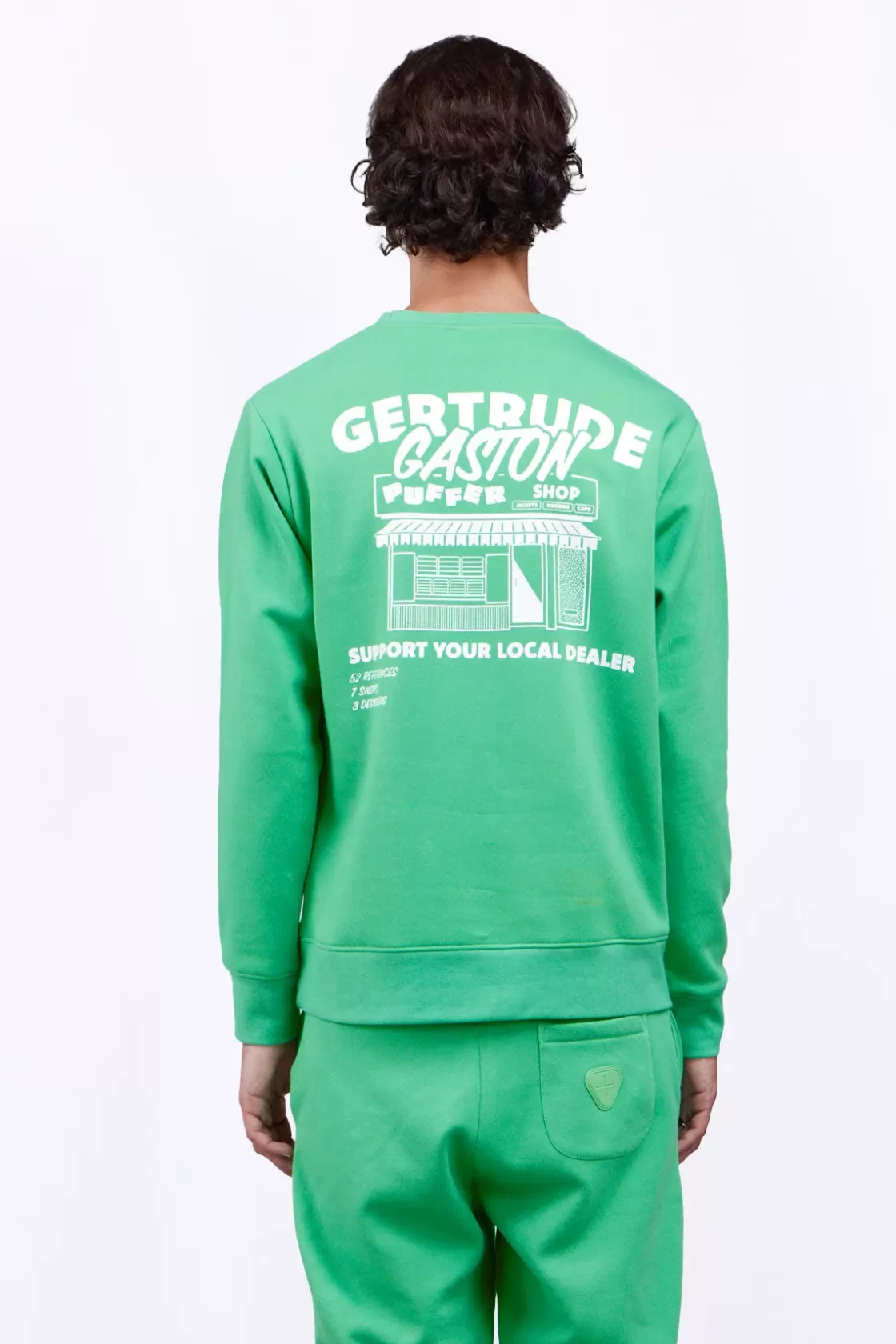 Sweat Col Rond Unisexe Imprime Au Dos Guillaume Puffer Opaline*Gertrude Best