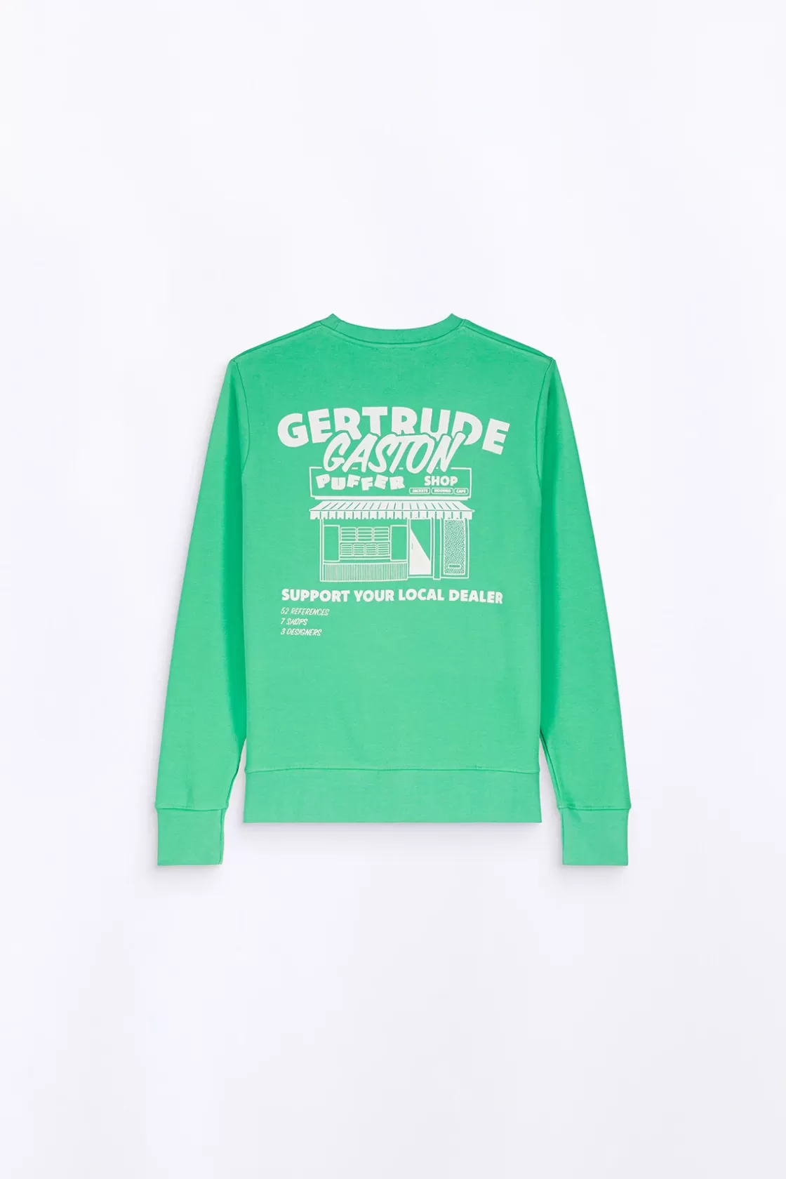 Sweat Col Rond Unisexe Imprime Au Dos Guillaume Puffer Opaline*Gertrude Best
