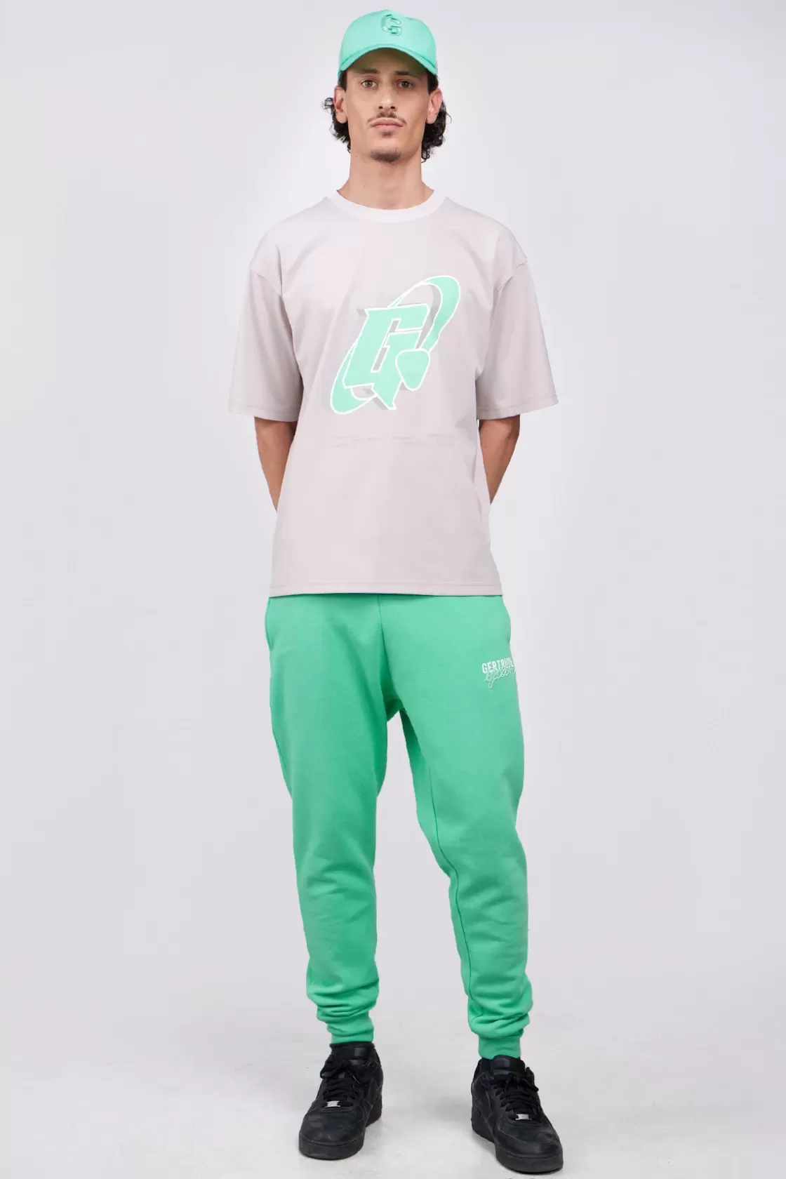 T-Shirt Col Rond Coupe Oversize Barnabe Circle Ciment*Gertrude Shop