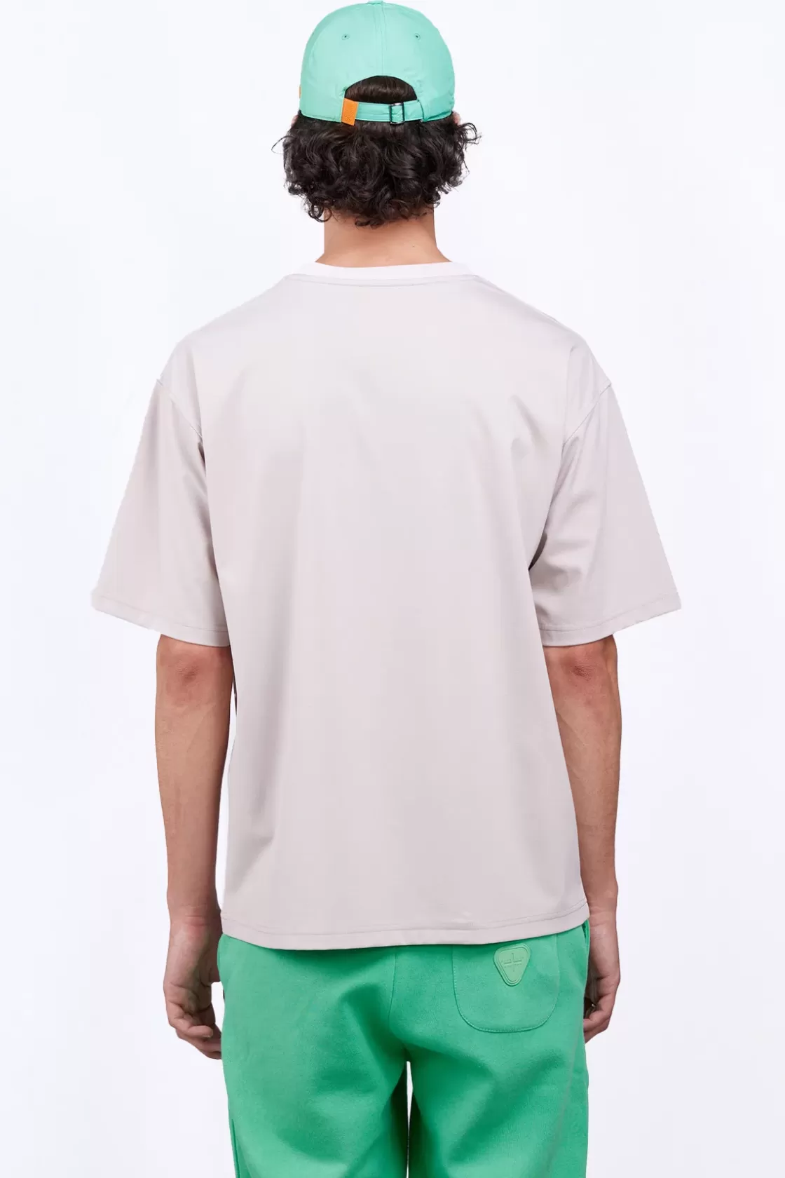 T-Shirt Col Rond Coupe Oversize Barnabe Circle Ciment*Gertrude Shop