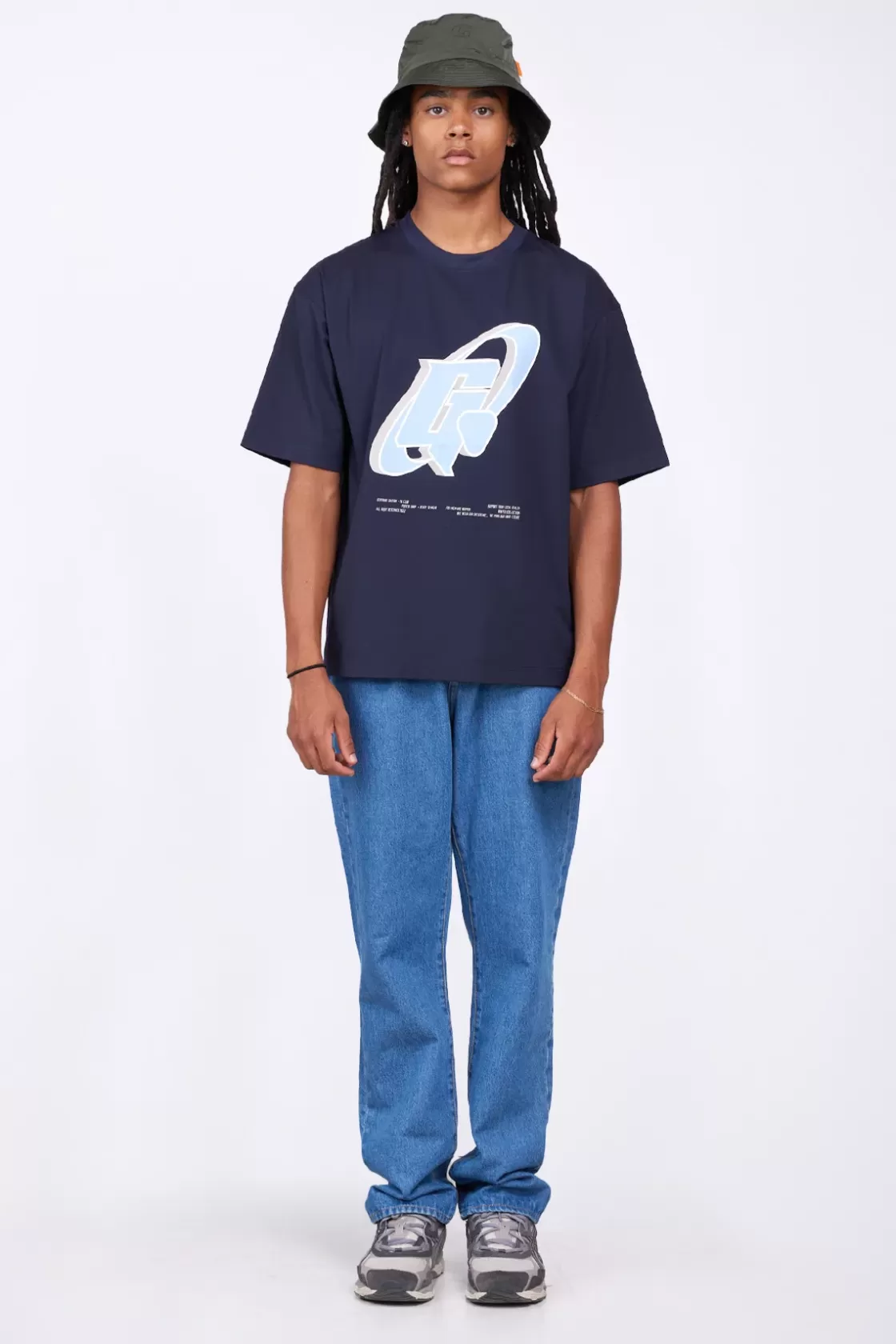 T-Shirt Col Rond Coupe Oversize Barnabe Circle Night*Gertrude Shop