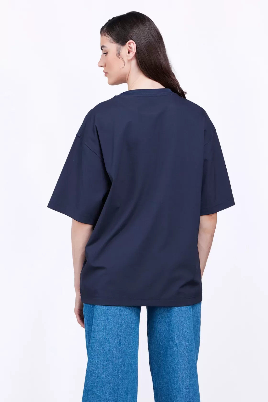 T-Shirt Col Rond Coupe Oversize Barnabe Circle Night*Gertrude Shop