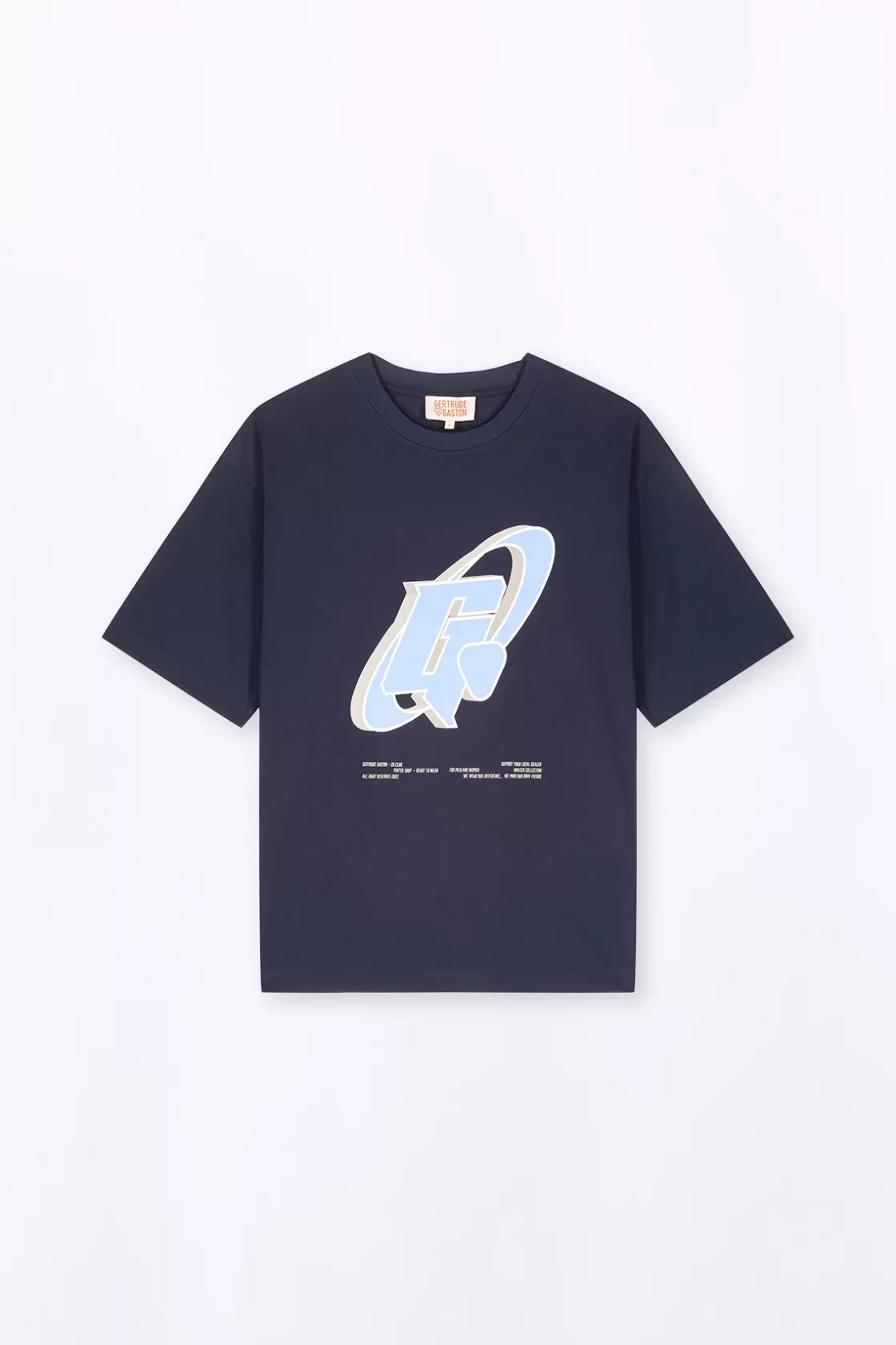 T-Shirt Col Rond Coupe Oversize Barnabe Circle Night*Gertrude Shop