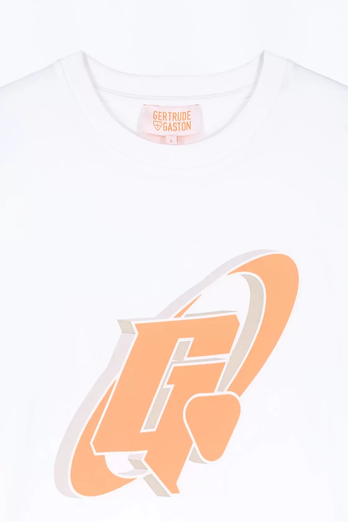 T-Shirt Col Rond Coupe Oversize Barnabe Circle Optic White*Gertrude Flash Sale