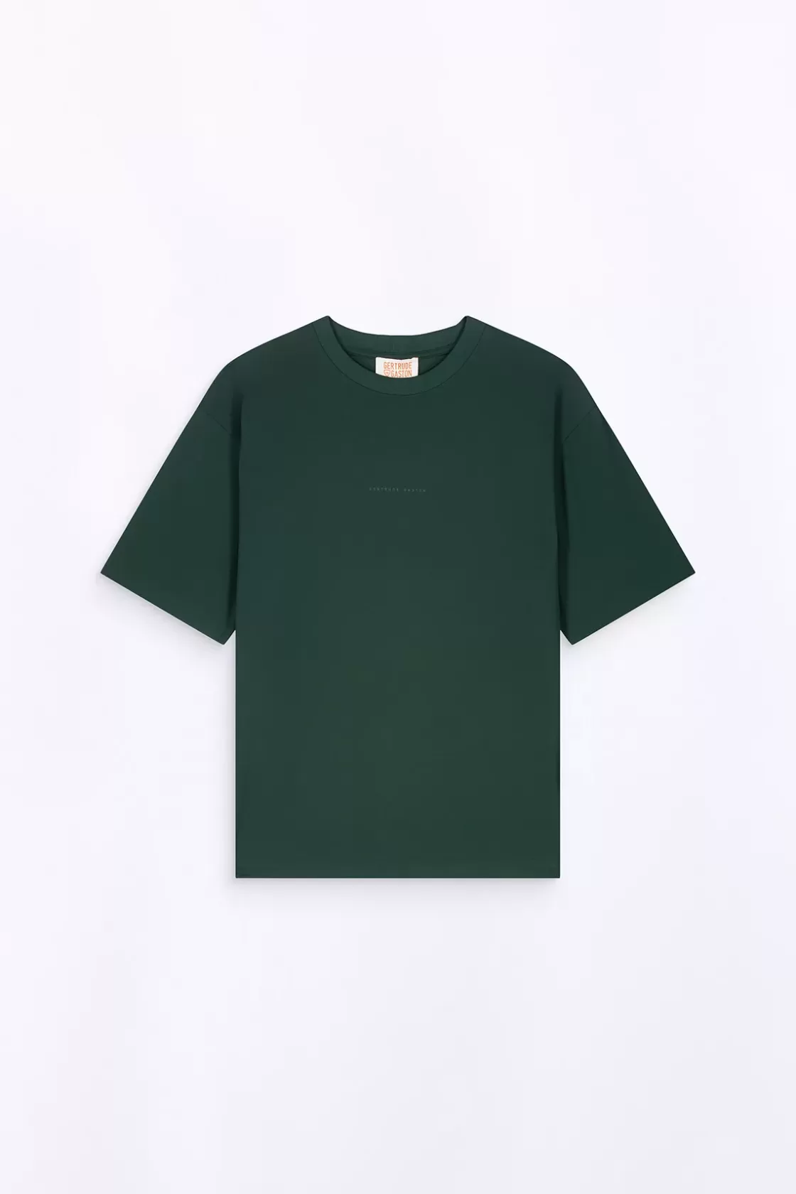 T-Shirt Col Rond Coupe Oversize Barnabe Dark Green*Gertrude Best Sale