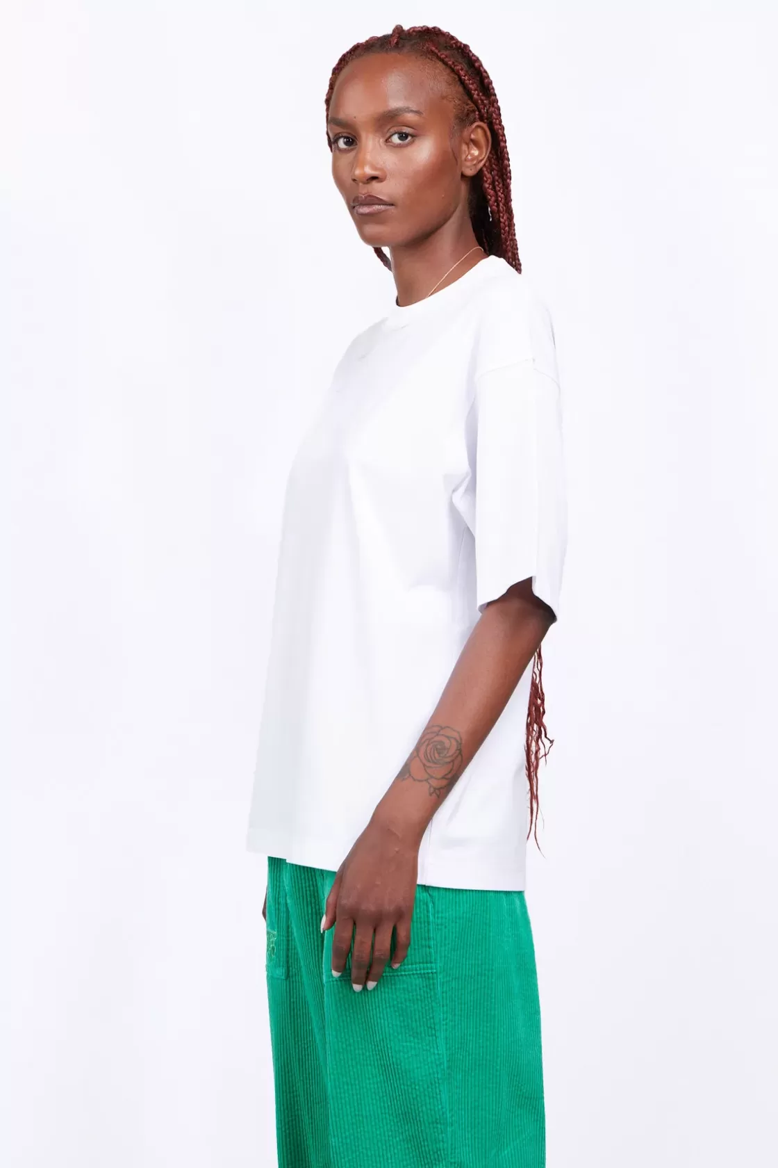 T-Shirt Col Rond Coupe Oversize Barnabe Optic White*Gertrude Outlet