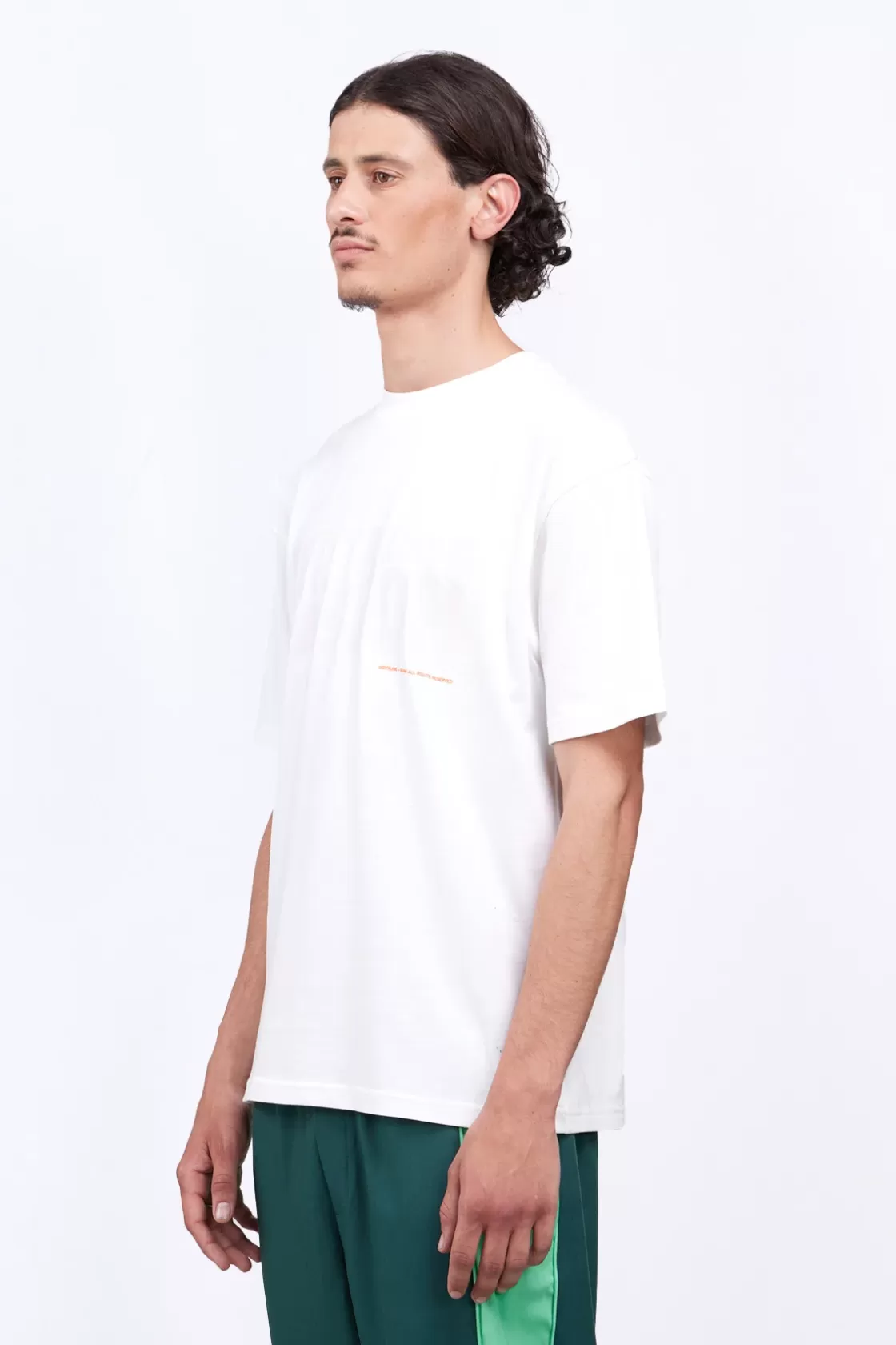 T-Shirt Uni En Coton Leonce Optic White*Gertrude Online