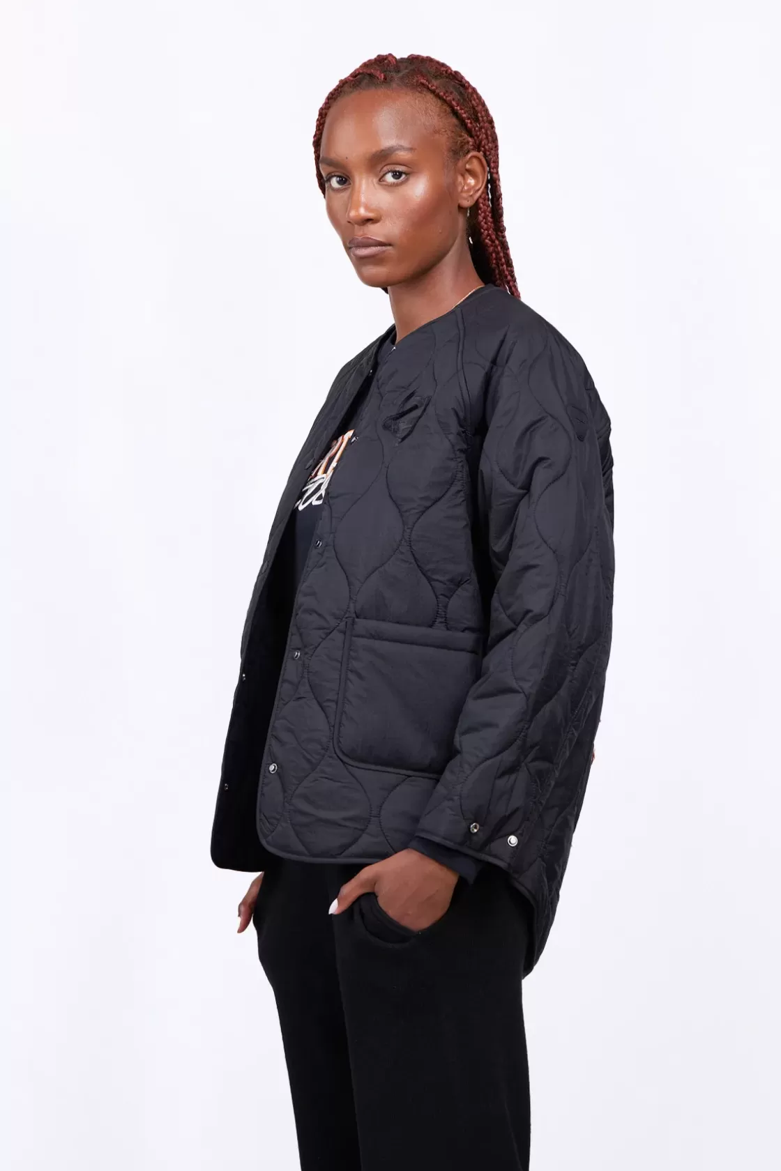 Veste Matelassee Oversize Juliette Black*Gertrude Cheap